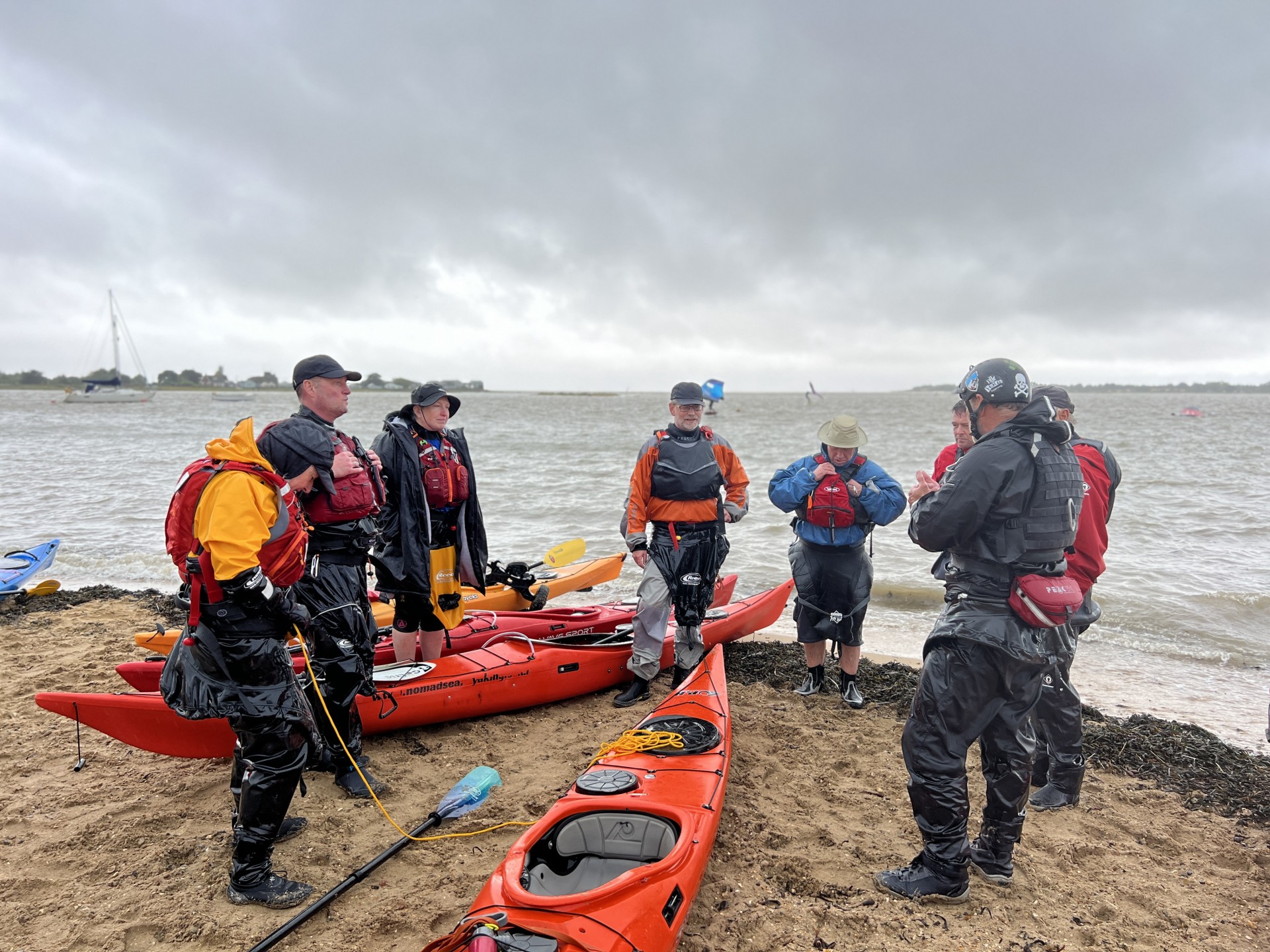 Sea kayak training courses in Suffolk and Essex with NOMAD Sea Kayaking.