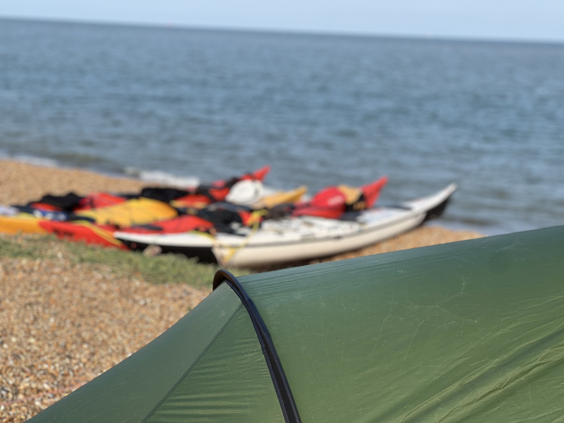 Wild camp[ing confidence with NOMAD Sea Kayaking on the Coastal Confidence sea kayaking training programme 2 days.